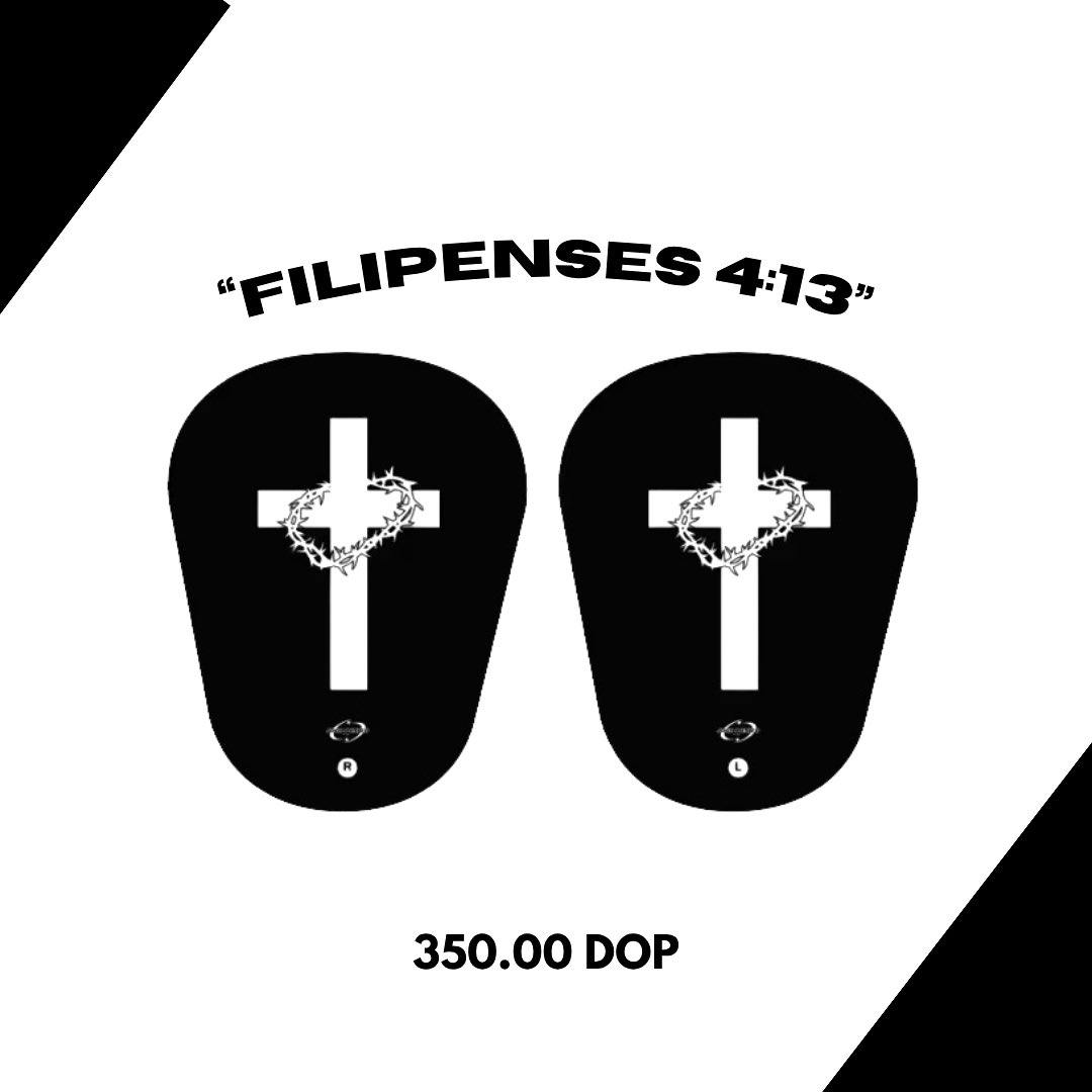 Espinilleras Cristianas “Filipenses 4:13”